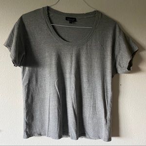 Grey top shop shirt